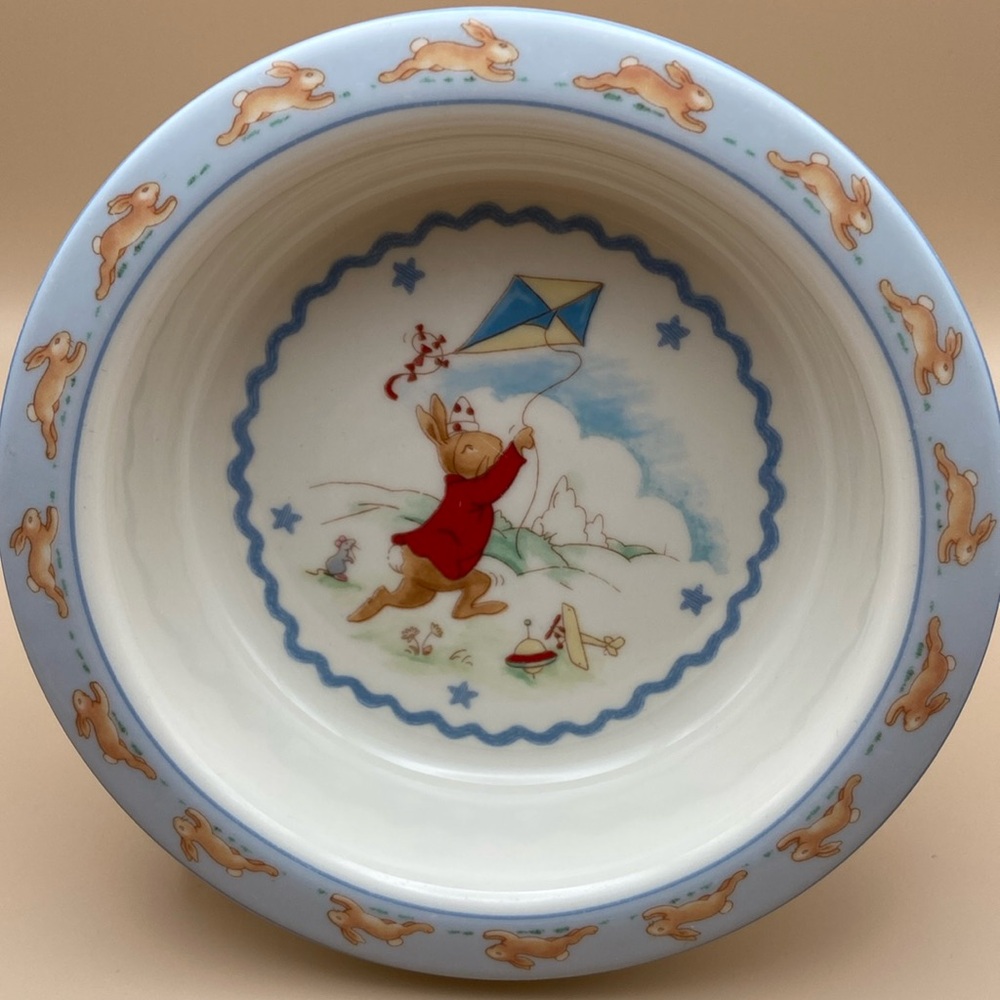 Bunnykins Shining Stars Children's Cereal Bowl by Royal Doulton 2004
